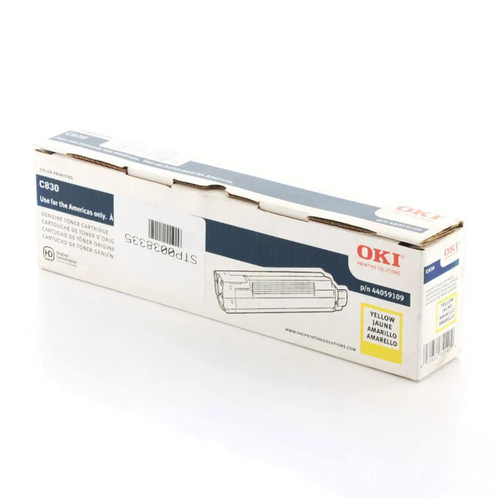 Toner Okidata 44059109 Original Amarelo p/ C830