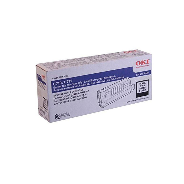 Toner Okidata 44318604 Original Preto p/ C711
