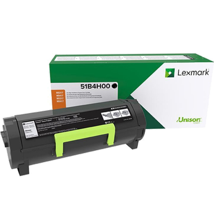 Toner 51B4H00 Original Preto Lexmark p/ MS317 MX417