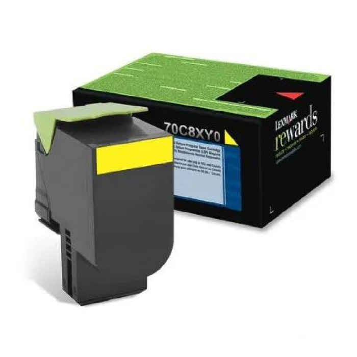 Lexmark 70C8XY0 Amarelo | Toner Original CS510