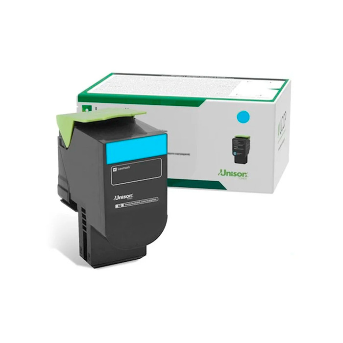 Toner Lexmark 808XC 80C8XC0 Ciano Original CX510 CX510de