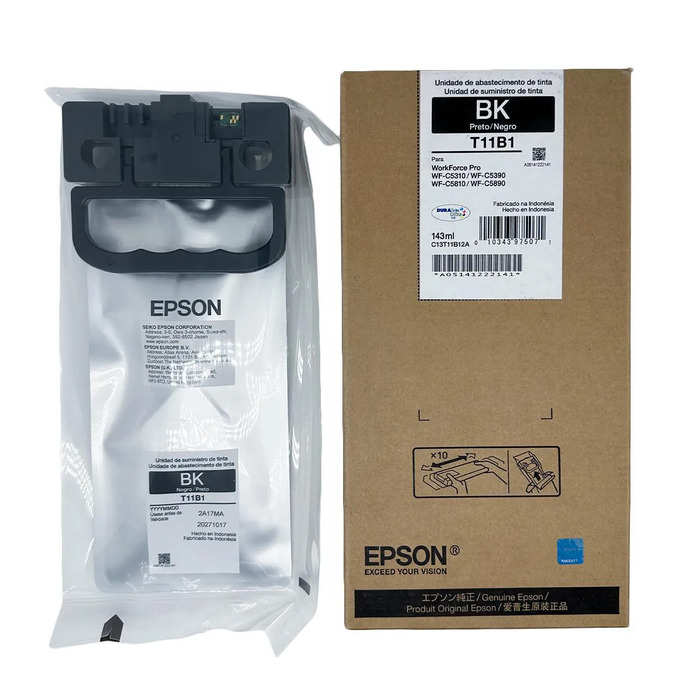 Cartucho Epson T11B120AL Preto Original WorkForce