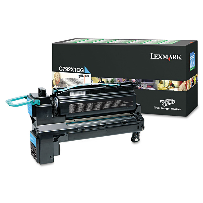 Toner Original Lexmark C792X1CG Ciano p/ C792 X792