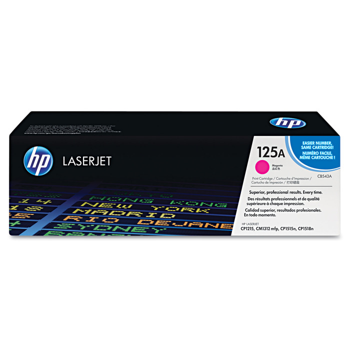 HP CB543A 125A Toner Magenta Original | DistribuidorDeToner