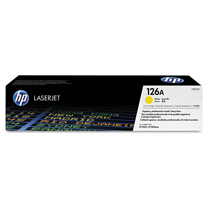 HP CE312A Amarelo Toner 126A Original p/ CP1025nw M275 M175