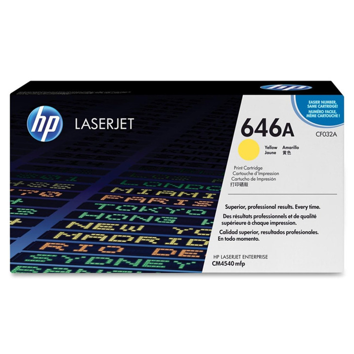 CF032A HP 646A Toner Amarelo para CM4540