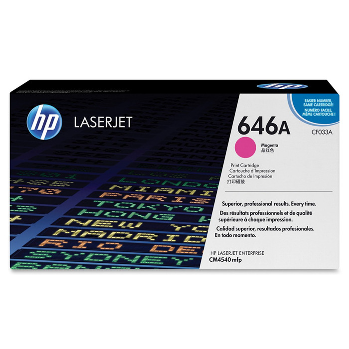 CF033A HP 646A Toner Magenta para CM4540 MFP