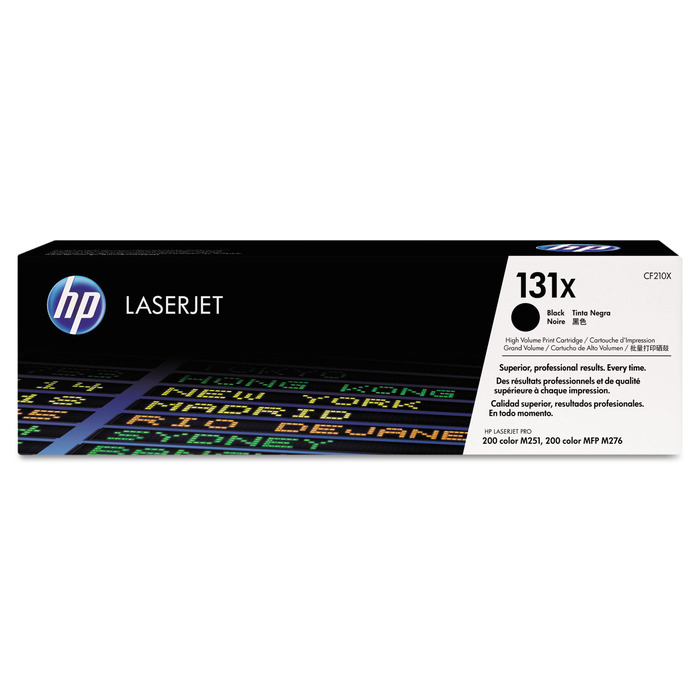 HP 131X CF210X Toner Preto Original p/ LaserJet Pro M251 M276