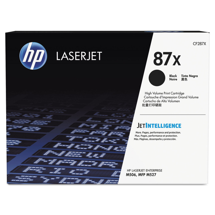 HP CF287X HP 87X Toner Preto Original p/ LaserJet M506 M527