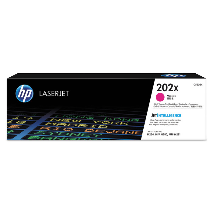 HP 202X CF503X Magenta High Yield para M281fdw