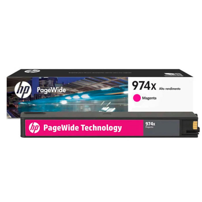 HP L0S02AB 974X Magenta | Cartucho Original PageWide 7K