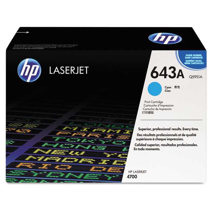HP Q5951A Ciano Original p/ 4700dn | 643A