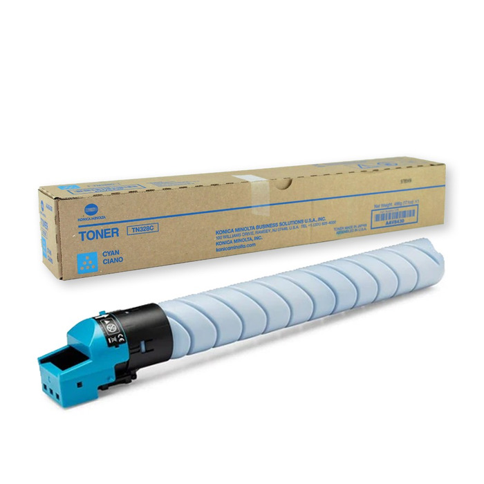 Toner TN328C Original AAV8430 Konica Minolta p/ C250i C300i